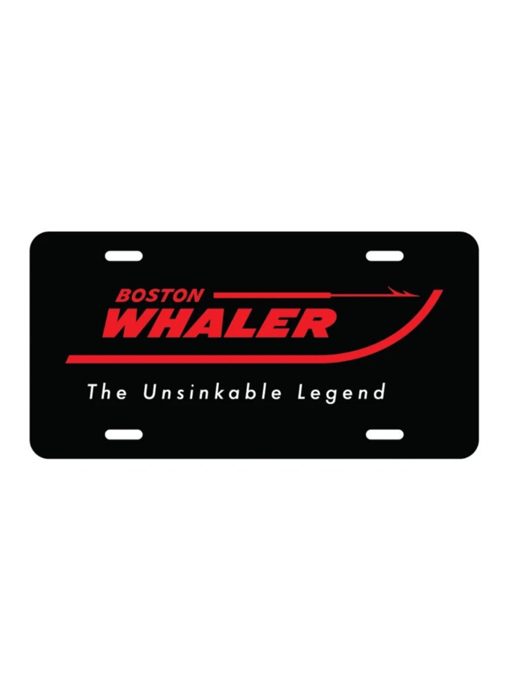 Boston Whaler Custom Boat License Plate